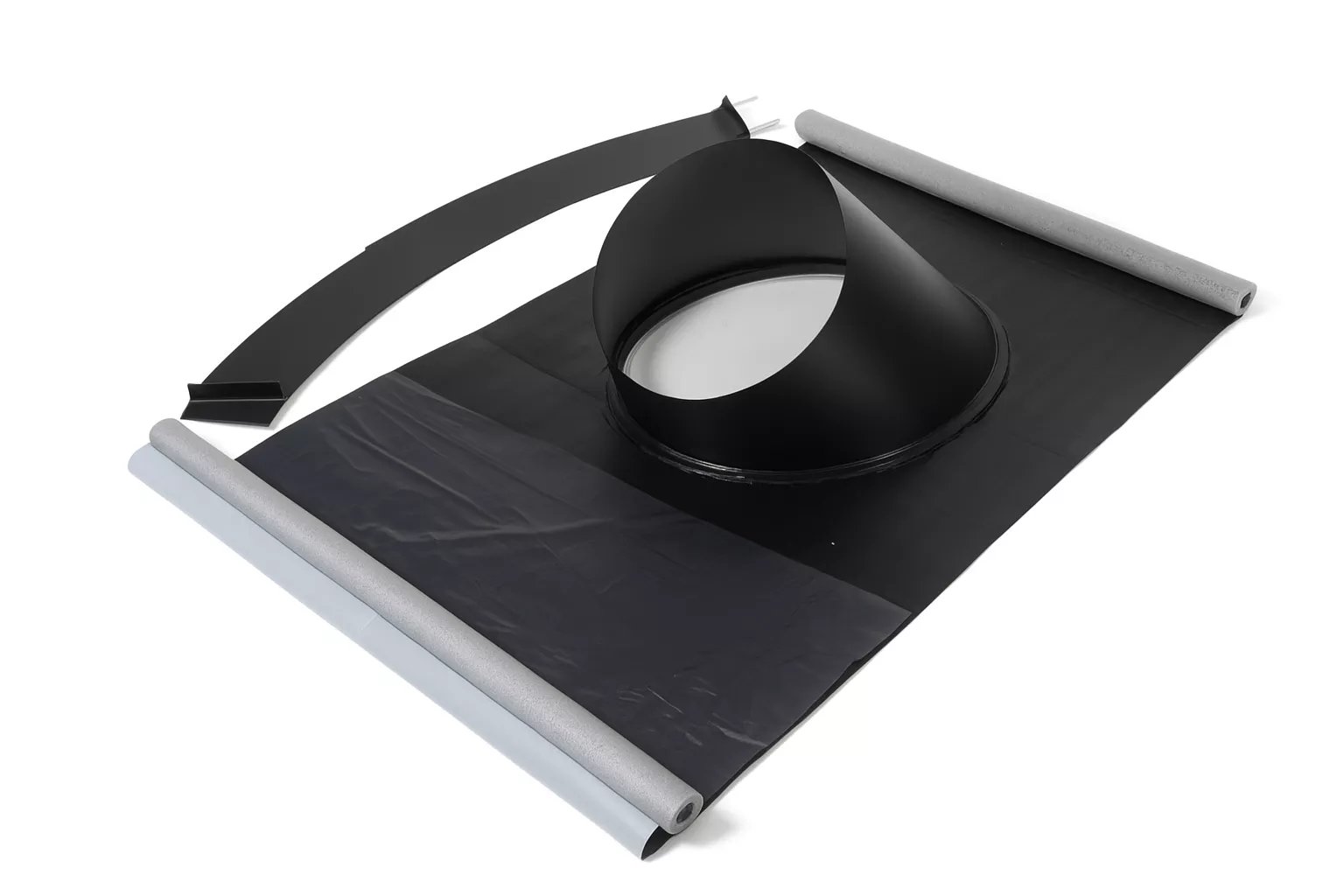 Inddækning Ø250 mm 31 - 45 inkl. sort kegle 