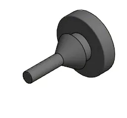 Sæt 4 Støddæmprere D 18mm X hul 9mm