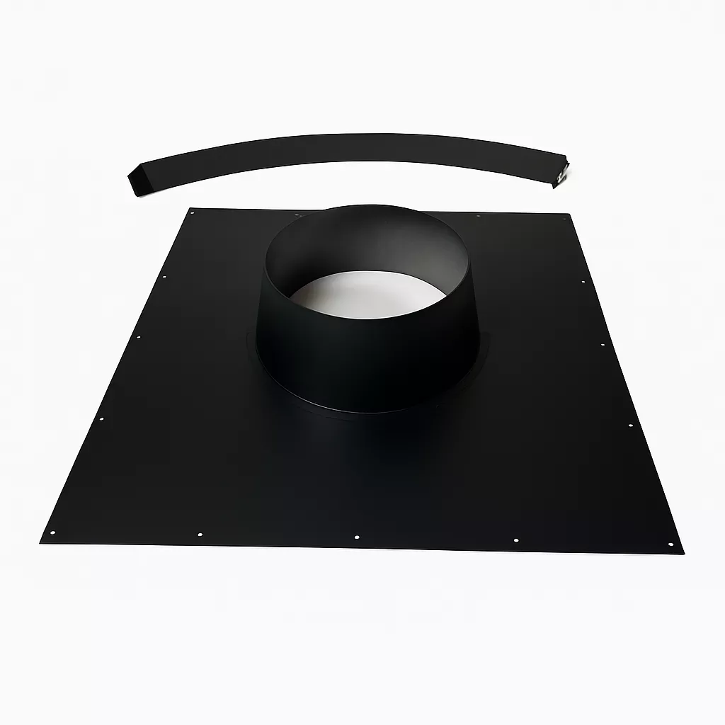 Inddækning til tagpap Ø250 0 - 9* med kegle 