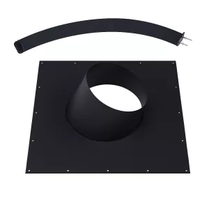 Inddækning til tagpap Ø250 5-32° 